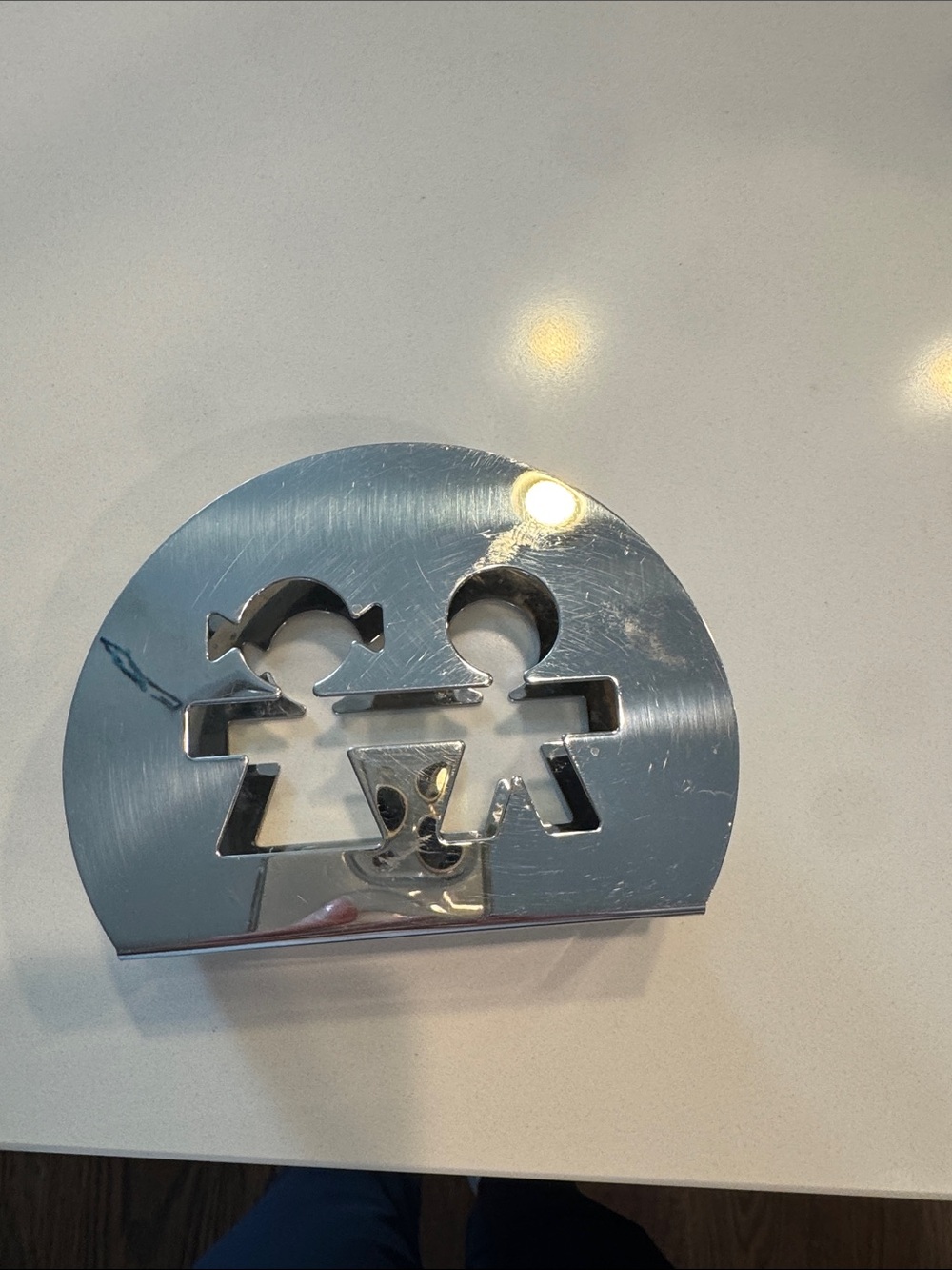 Alessi Silver Metal napkin holder